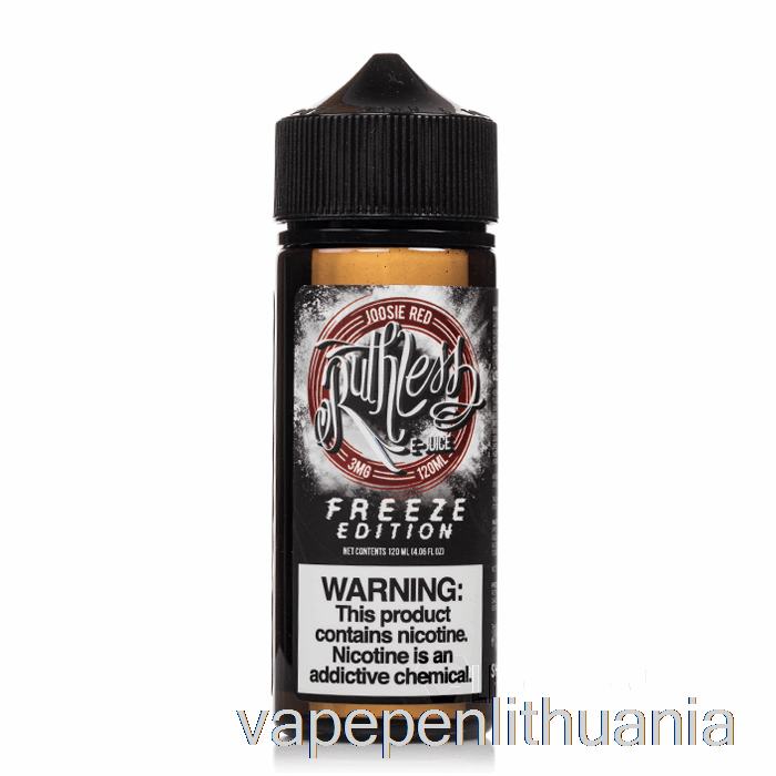 Joosie Red - Freeze Edition - Negailestingi Garai - 120ml 0mg Vape Skystis